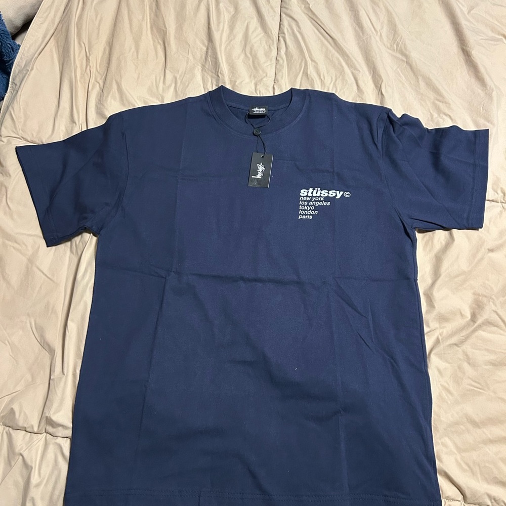 Stussy Strawberry Blue Short Sleeve Tee